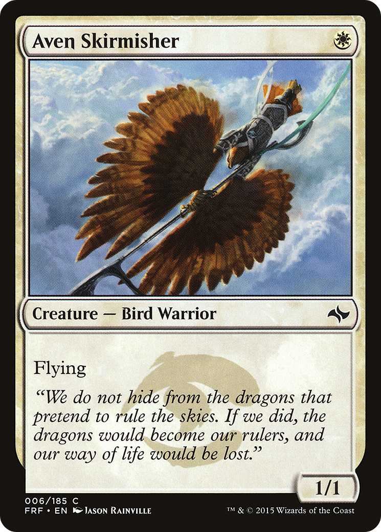 Aven Skirmisher (FRF-006) [Fate Reforged] Foil MTG Single Wizards of the Coast