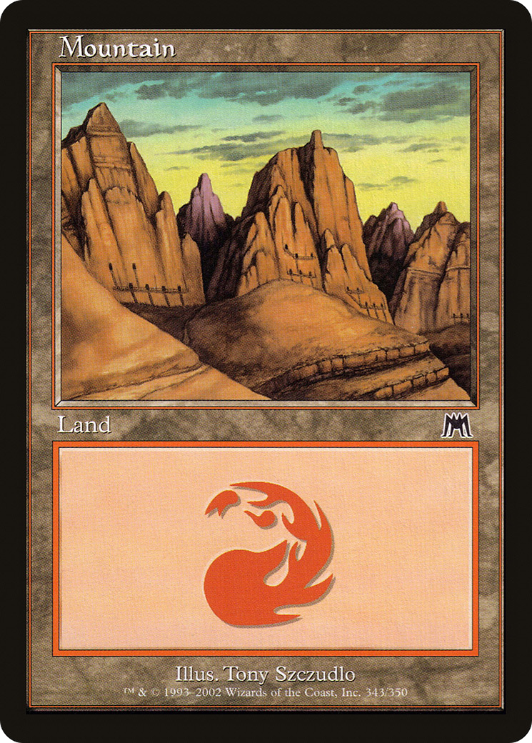 Mountain (343) (ONS-343) [Onslaught] MTG Single Wizards of the Coast