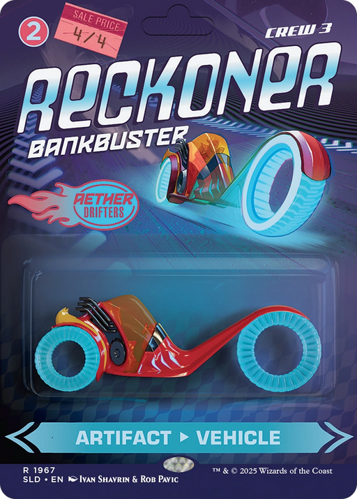 Reckoner Bankbuster // Reckoner Bankbuster (SLD-1967) [Secret Lair] Drop (Borderless) Foil MTG Single Wizards of the Coast