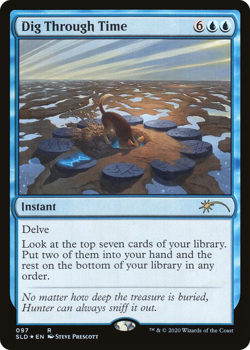 Dig Through Time (SLD-097) [Secret Lair] Drop MTG Single Wizards of the Coast