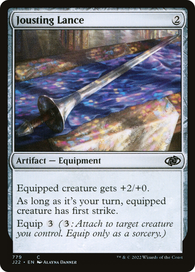 Jousting Lance (J22-779) [Jumpstart 2022] MTG Single Wizards of the Coast