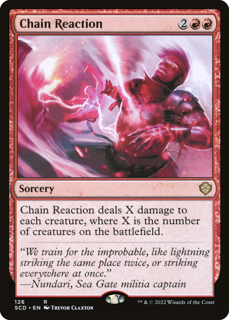 Chain Reaction (SCD-126) [Starter Commander Decks] MTG Single Wizards of the Coast