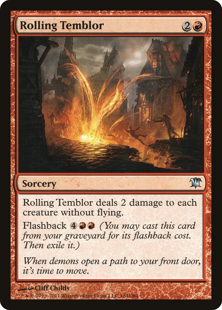 Rolling Temblor (ISD-161) [Innistrad] Foil MTG Single Wizards of the Coast