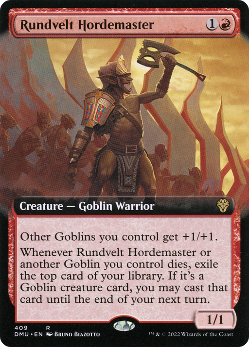 Rundvelt Hordemaster (DMU-409) [Dominaria United] (Extended Art) MTG Single Wizards of the Coast