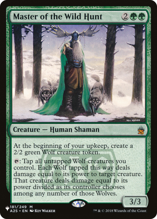 Master of the Wild Hunt (LIST-A25-181) [Mystery Booster] The List MTG Single Wizards of the Coast