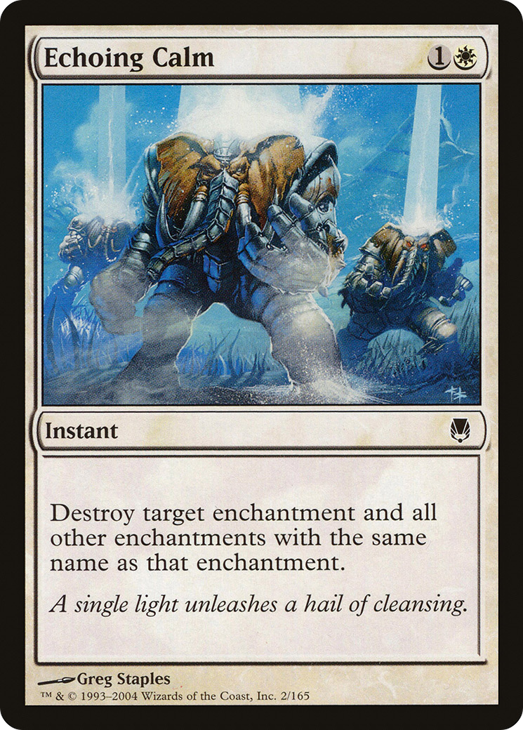 Echoing Calm (DST-002) [Darksteel] Foil MTG Single Wizards of the Coast
