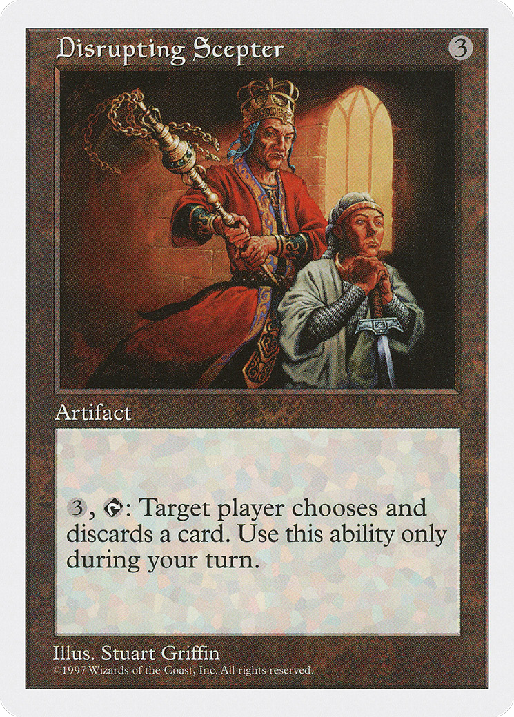Disrupting Scepter (5ED-365) [Fifth Edition] MTG Single Wizards of the Coast