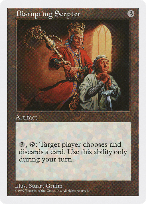 Disrupting Scepter (5ED-365) [Fifth Edition] MTG Single Wizards of the Coast