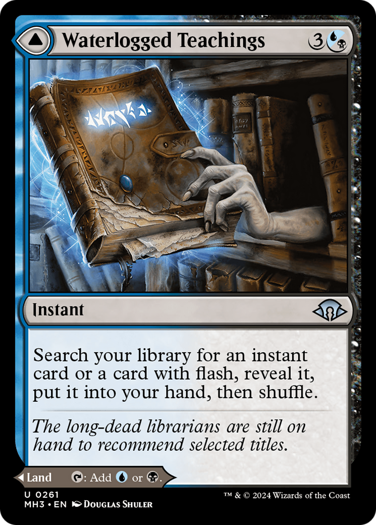 Waterlogged Teachings (MH3-261) [Modern Horizons 3] MTG Single Modern Horizons 3