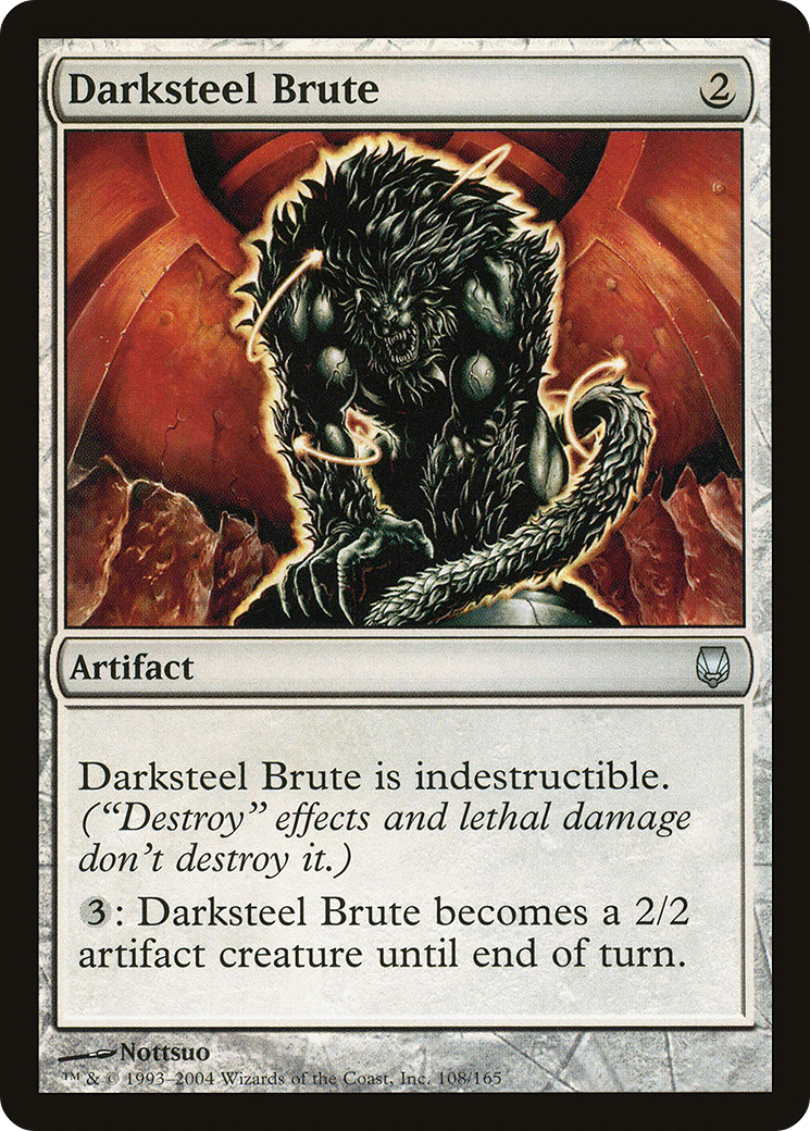 Darksteel Brute (DST-108) [Darksteel] MTG Single Wizards of the Coast