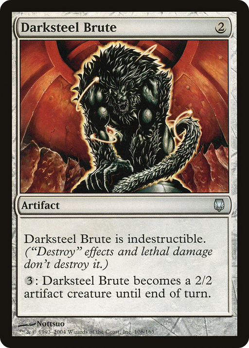Darksteel Brute (DST-108) [Darksteel] MTG Single Wizards of the Coast