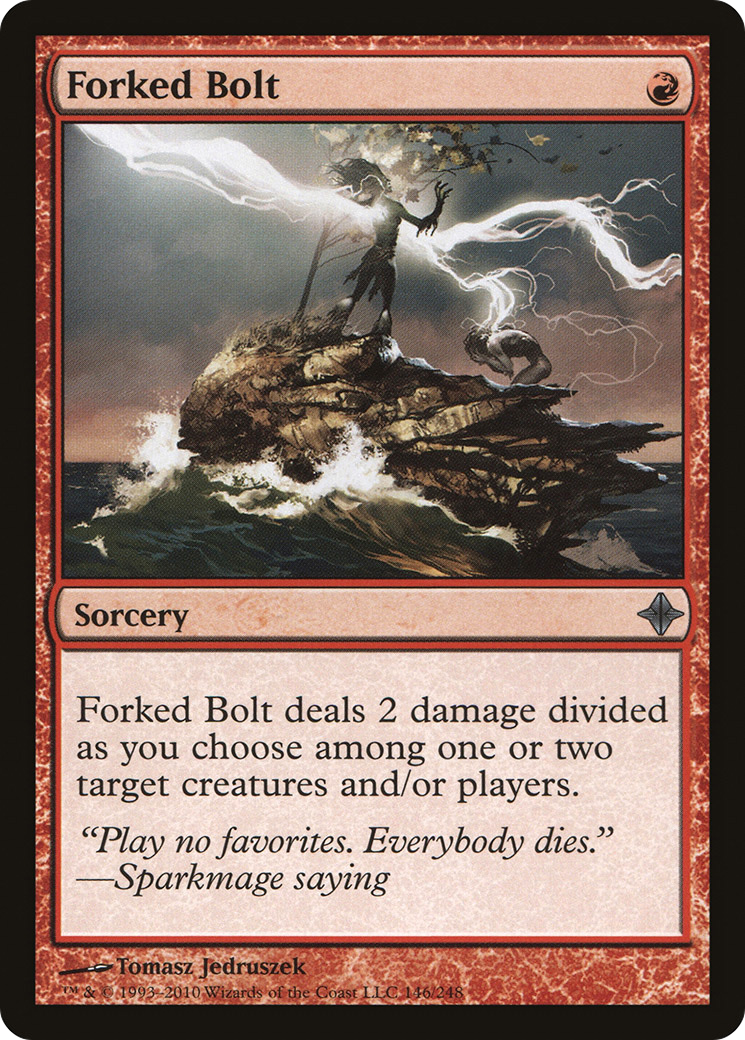 Forked Bolt (ROE-146) [Rise of the Eldrazi] Foil MTG Single Wizards of the Coast