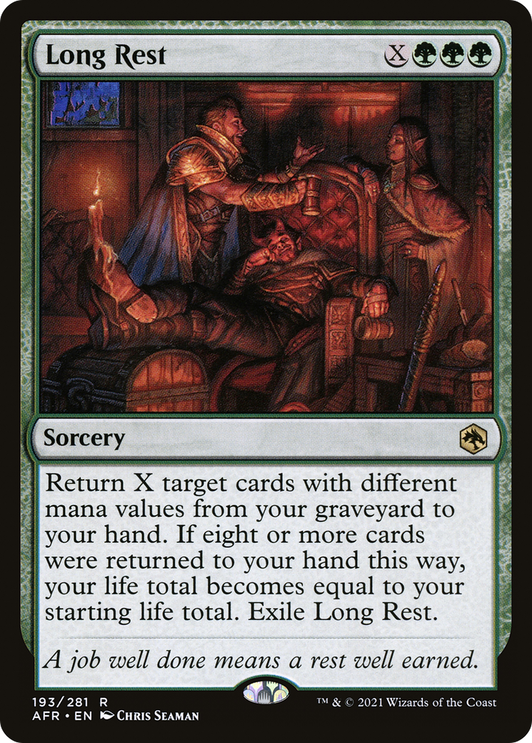 Long Rest (AFR-193) [Adventures in the Forgotten Realms] MTG Single Wizards of the Coast