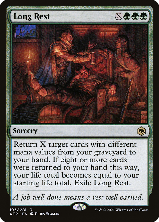 Long Rest (AFR-193) [Adventures in the Forgotten Realms] Foil MTG Single Wizards of the Coast