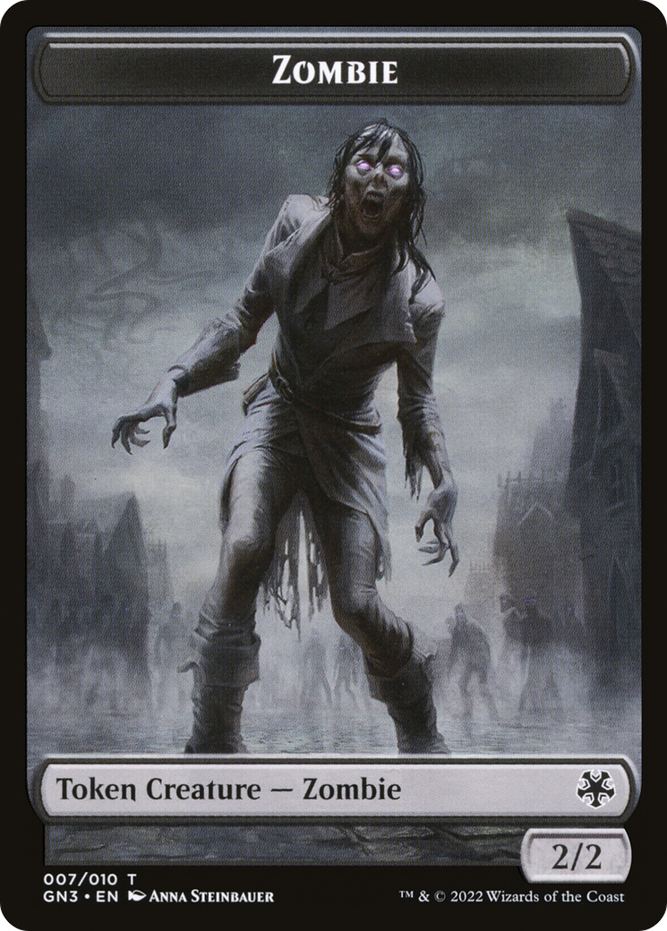 Zombie (TGN3-007) [Tokens] Game Night: Free-for-All Tokens MTG Single Wizards of the Coast