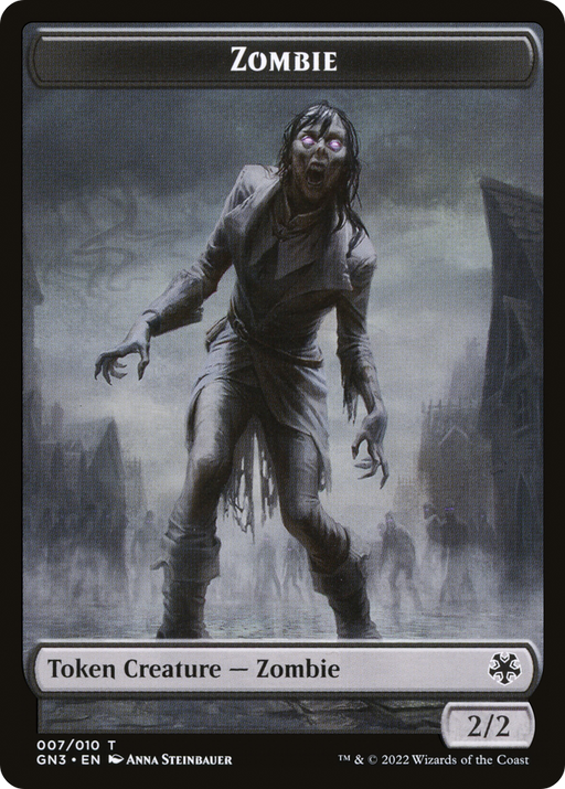Zombie (TGN3-007) [Tokens] Game Night: Free-for-All Tokens MTG Single Wizards of the Coast