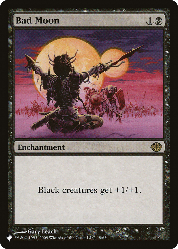 Bad Moon (DDD) (LIST-48/63) [Mystery Booster] The List MTG Single Wizards of the Coast
