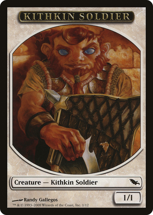 Kithkin Soldier (SHM-001) [Tokens] Shadowmoor Tokens MTG Single Wizards of the Coast