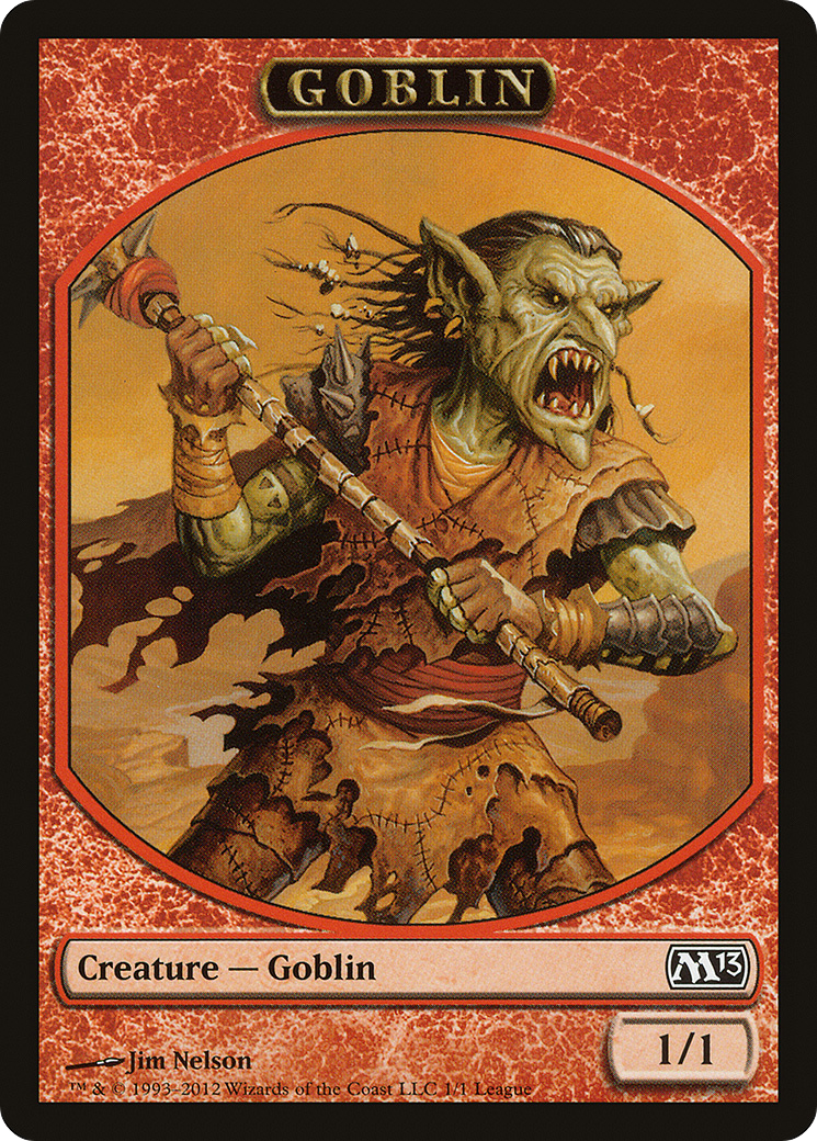 Goblin (LEP-001) [Tokens] League Tokens 2012 MTG Single Wizards of the Coast
