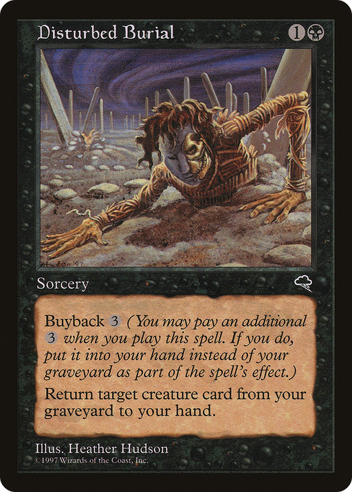 Disturbed Burial (TMP-129) [Tempest] MTG Single Wizards of the Coast