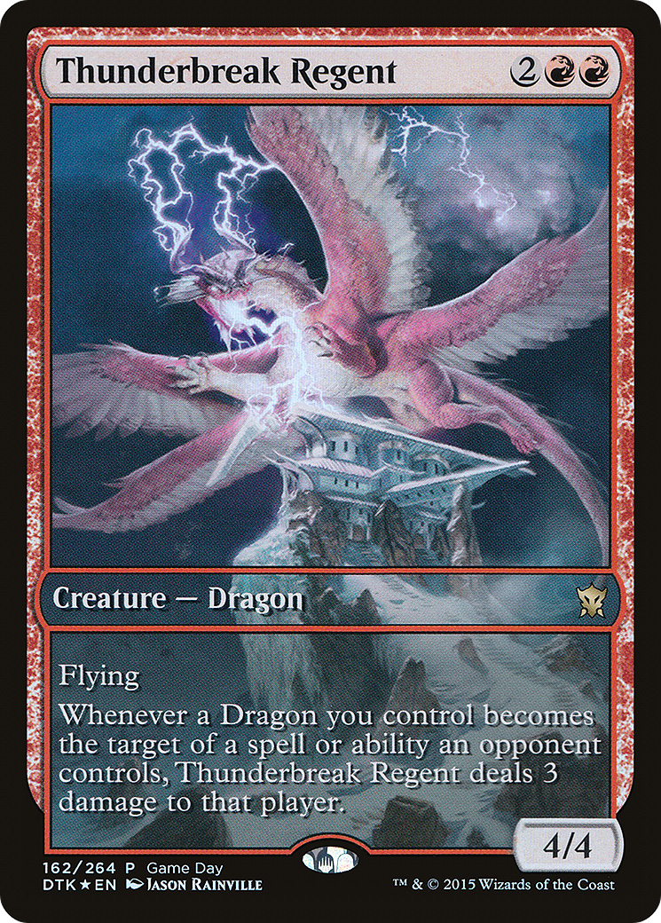 Thunderbreak Regent (Game Day) [Dragons of Tarkir Promos] MTG Single Magic: The Gathering