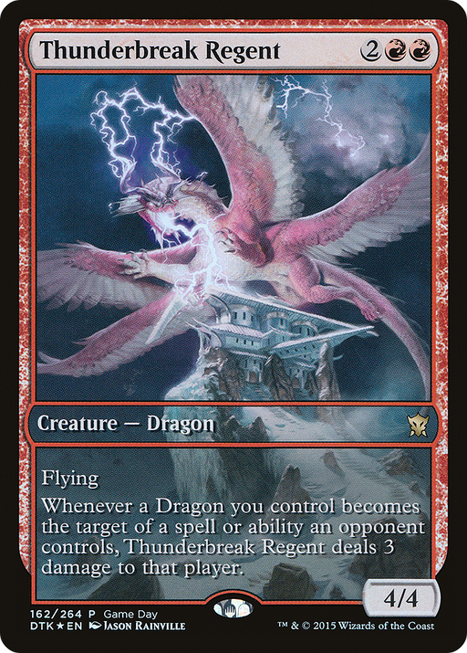 Thunderbreak Regent (GAME-162) [Dragons of Tarkir Promos] Foil MTG Single Wizards of the Coast