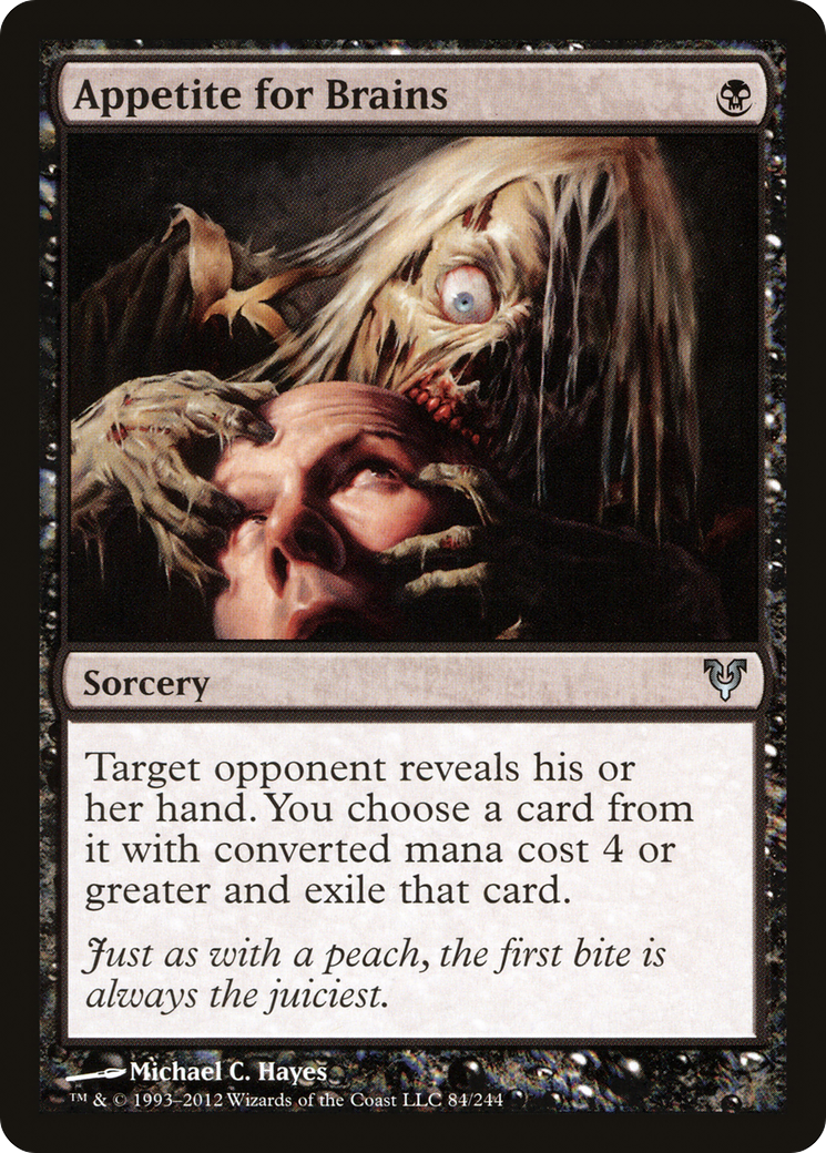 Appetite for Brains (AVR-084) [Avacyn Restored] MTG Single Wizards of the Coast