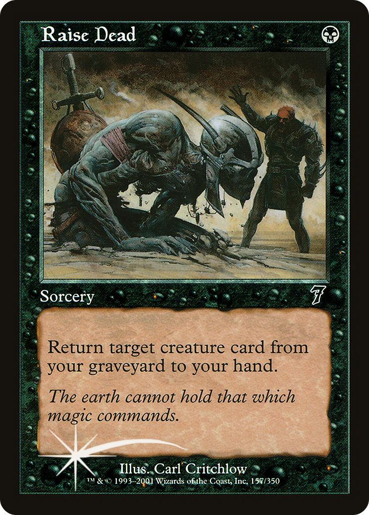 Raise Dead (7ED-157) [7th Edition] MTG Single Wizards of the Coast