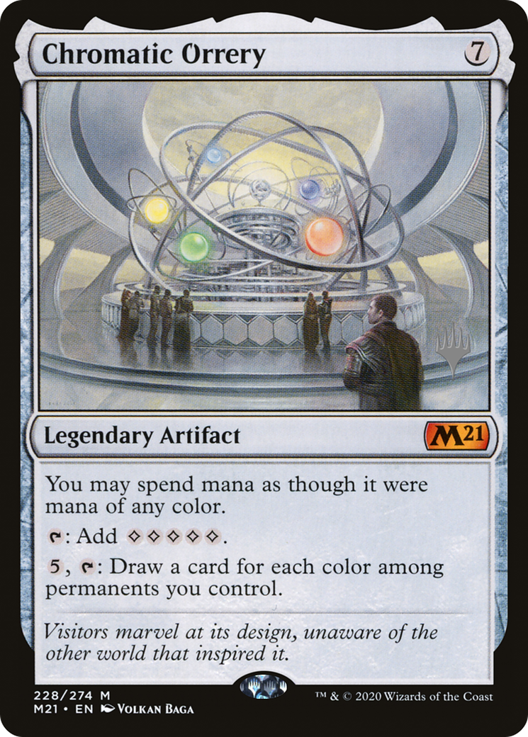 Chromatic Orrery (PPM21-228P) [Core Set 2021 Promos] Foil MTG Single Wizards of the Coast