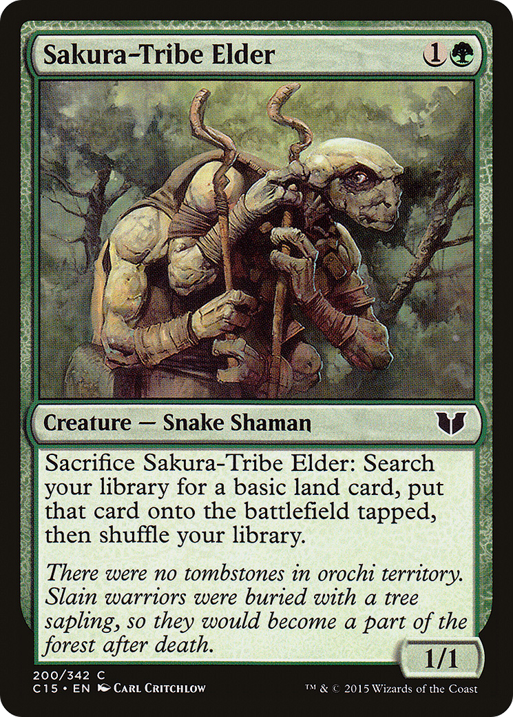 Sakura-Tribe Elder (C15-200) [Commander 2015] MTG Single Wizards of the Coast