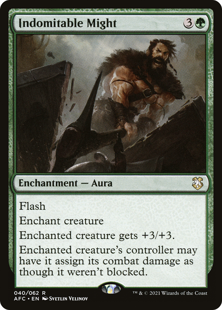 Indomitable Might (AFC-040) [Forgotten Realms Commander] MTG Single Wizards of the Coast