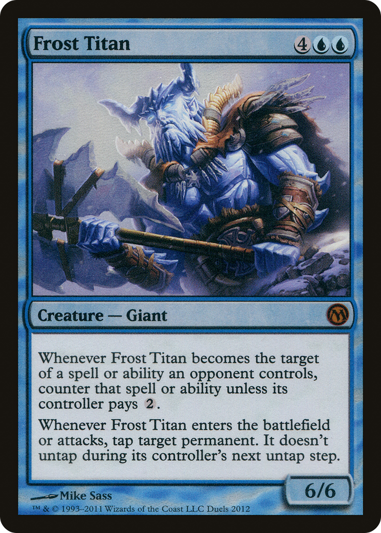 Frost Titan (Duels of the Planeswalkers Promos) [Duels of the Planeswalkers Promos 2011] MTG Single Magic: The Gathering