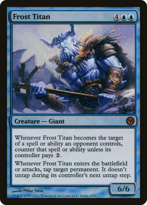 Frost Titan (MEDIA-) [Misc] Duels of the Planeswalkers 2012 Promos Foil MTG Single Wizards of the Coast