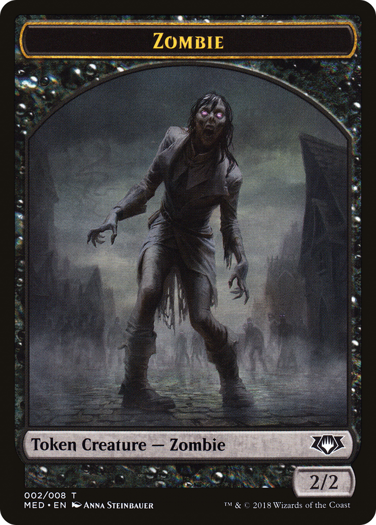 Zombie Token (MED-002) [Tokens] Mythic Edition Tokens MTG Single Wizards of the Coast