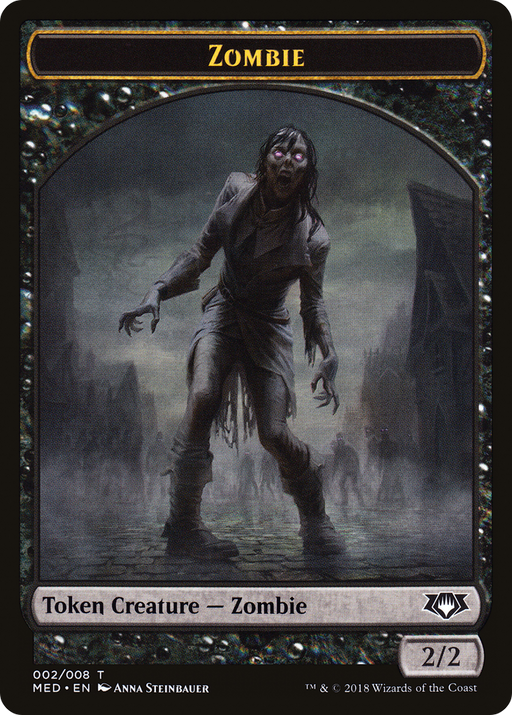 Zombie Token (MED-002) [Tokens] Mythic Edition Tokens MTG Single Wizards of the Coast
