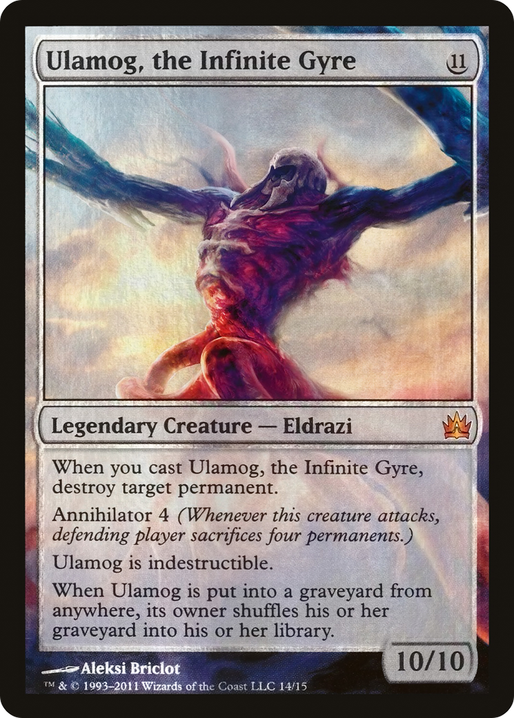 Ulamog, the Infinite Gyre (V11-) [Misc] From the Vault: Legends Foil MTG Single Wizards of the Coast