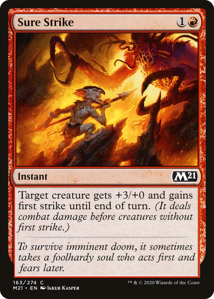 Sure Strike (M21-163) [Core Set 2021] MTG Single Wizards of the Coast