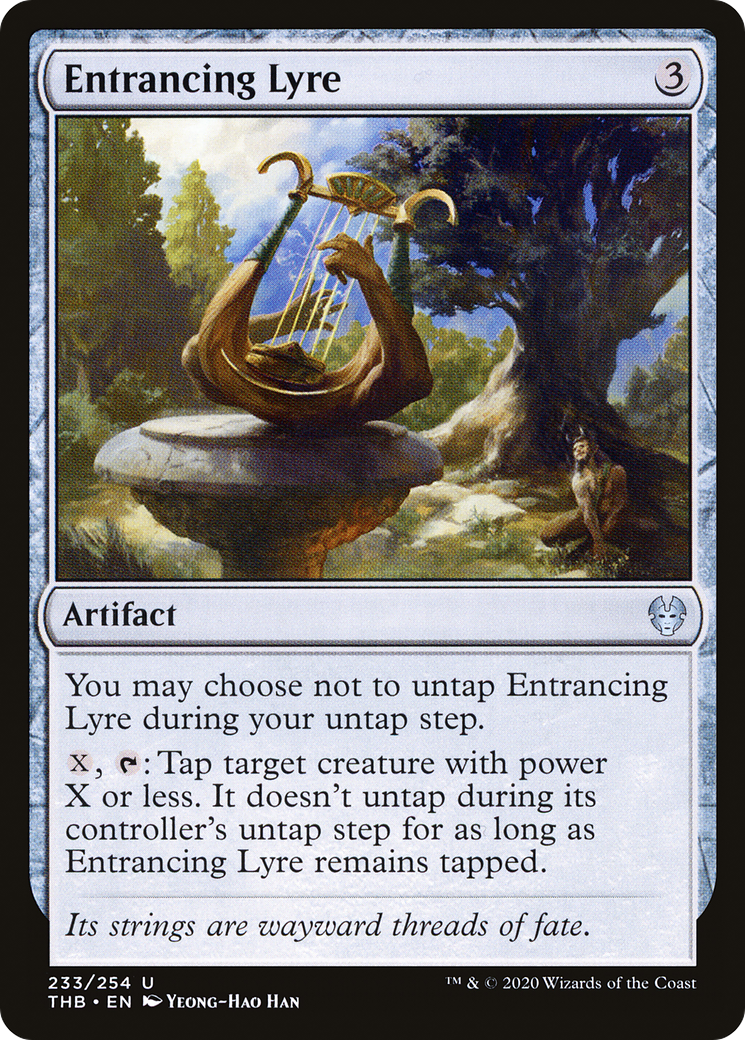 Entrancing Lyre (THB-233) [Theros Beyond Death] Foil MTG Single Wizards of the Coast