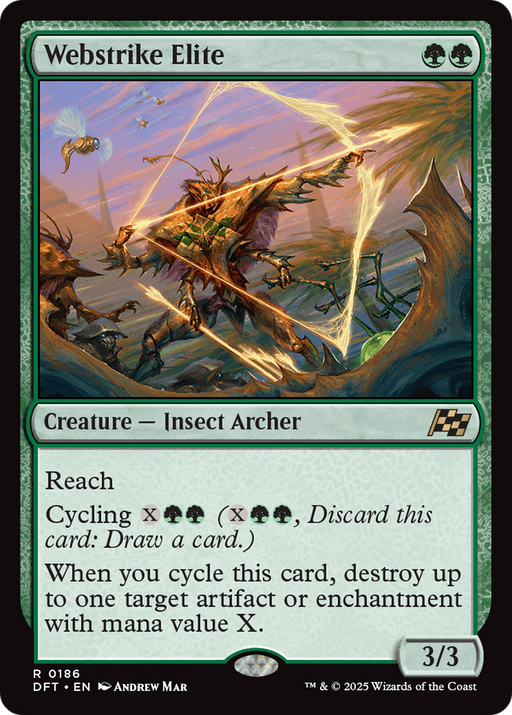 Webstrike Elite (DFT-186) [Aetherdrift] MTG Single Wizards of the Coast
