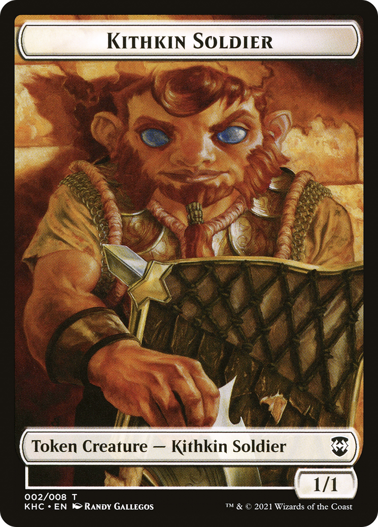 Kithkin Soldier (TKHC-002) [Tokens] Kaldheim Commander Tokens MTG Single Wizards of the Coast
