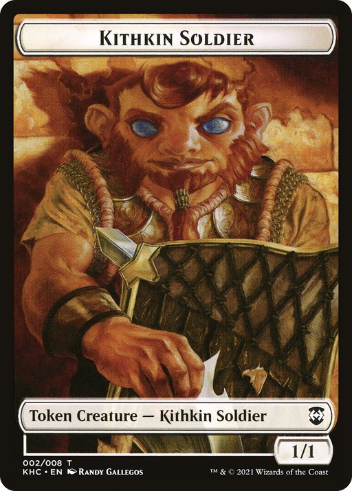 Kithkin Soldier (TKHC-002) [Tokens] Kaldheim Commander Tokens MTG Single Wizards of the Coast