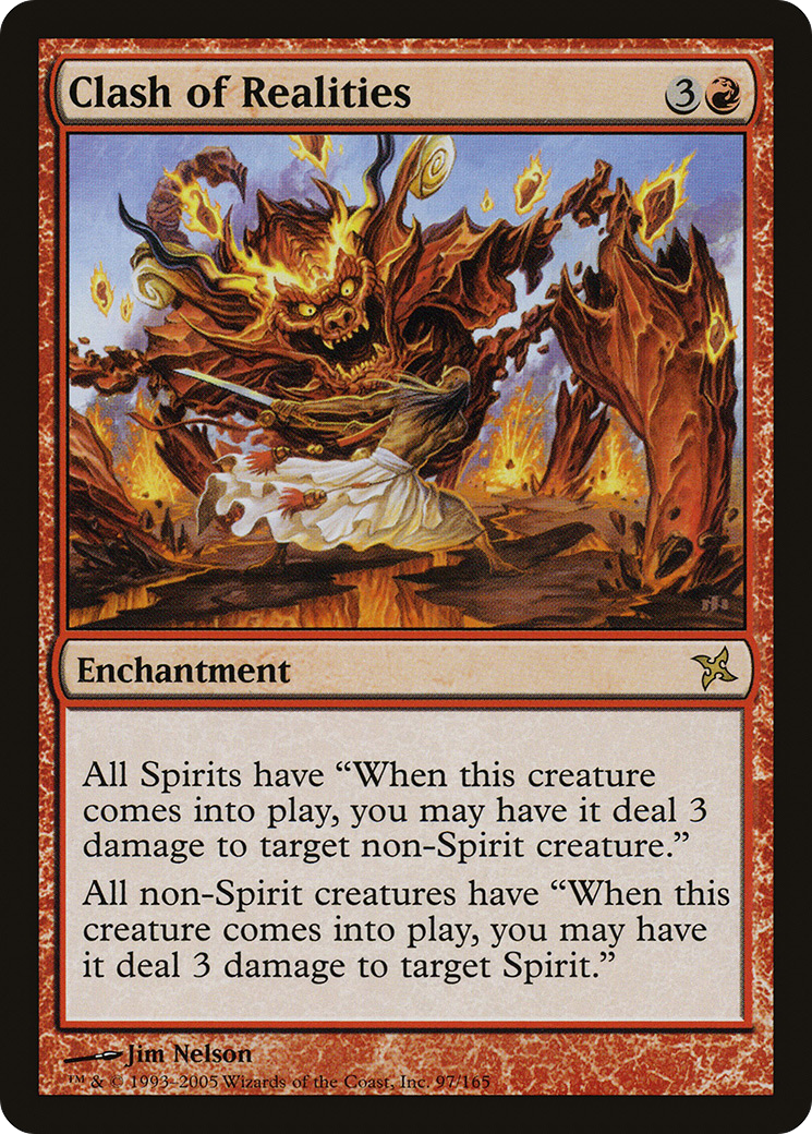 Clash of Realities (BOK-097) [Betrayers of Kamigawa] Foil MTG Single Wizards of the Coast