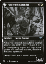 Panicked Bystander (DBL-295) [Innistrad: Double Feature] Foil MTG Single Wizards of the Coast
