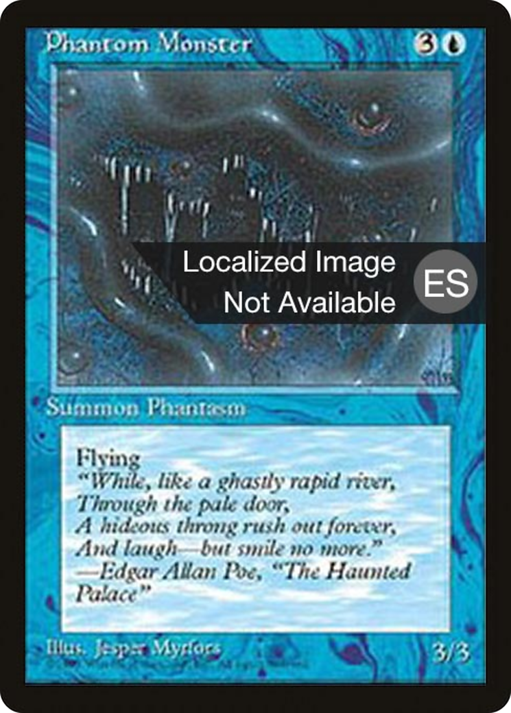 Phantom Monster (4BB-090) [Fourth Edition Foreign Black Border] MTG Single Wizards of the Coast