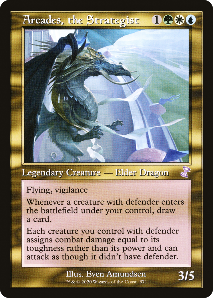 Arcades, the Strategist (TSR-371) [Time Spiral Remastered] Foil MTG Single Wizards of the Coast