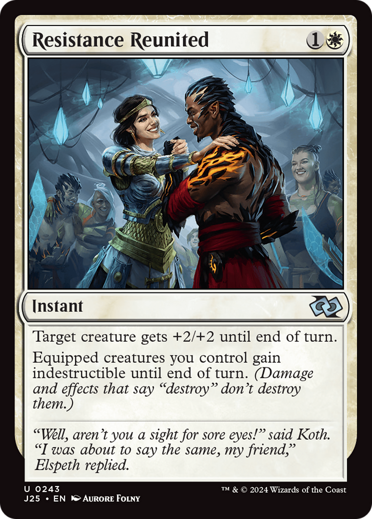 Resistance Reunited (J25-243) [Foundations Jumpstart] MTG Single Wizards of the Coast