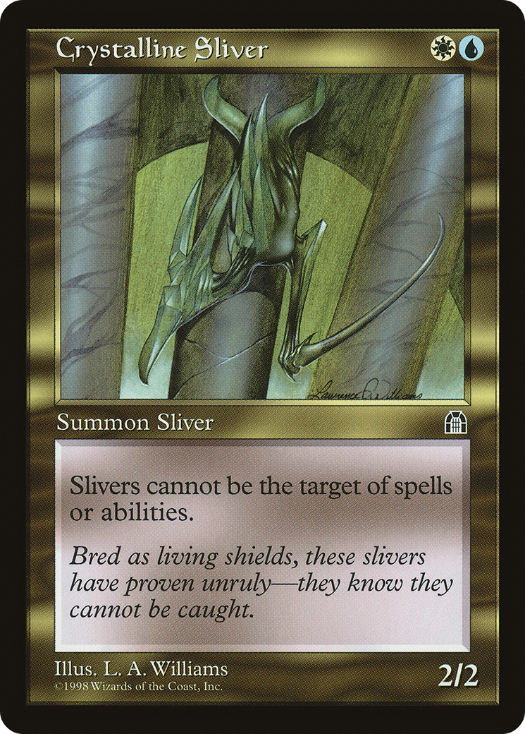 Crystalline Sliver (STH-127) [Stronghold] MTG Single Magic: The Gathering