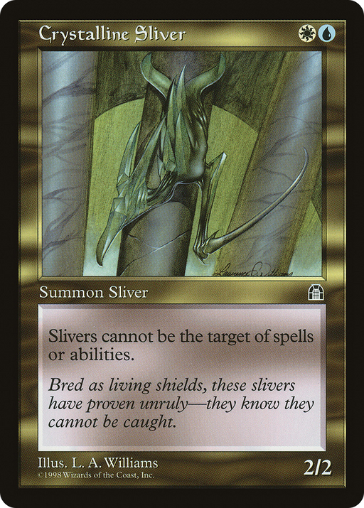 Crystalline Sliver (STH-) [Stronghold] MTG Single Wizards of the Coast