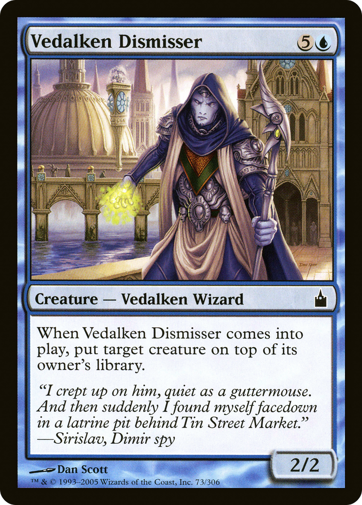 Vedalken Dismisser (RAV-073) [Ravnica: City of Guilds] Foil MTG Single Wizards of the Coast