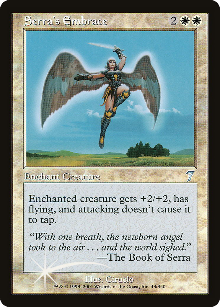 Serra's Embrace (7ED-043) [7th Edition] MTG Single Wizards of the Coast